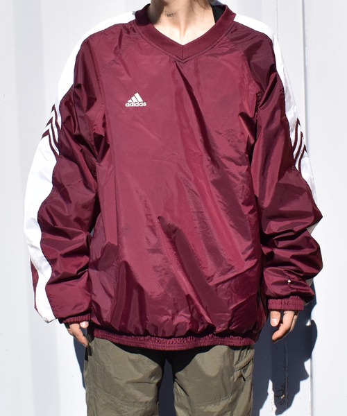 adidas（アディダス）の「【ヴィンテージ古着】adidas/アディダス パフォーマンスロゴ プルオーバーナイロンジャケット（ナイロンジャケット・メンズ・バーガンディー・X-LARGE）」の21枚目の写真