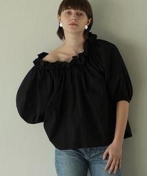 CLANE（クラネ）の「2WAY PUFF NECK TOPS（Tシャツ/カットソー・レディース）」
