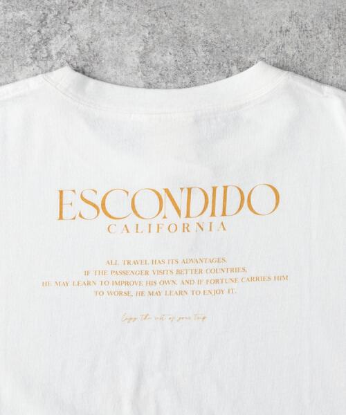 Right-on(ライトオン)の「Other(ソノタ)フォトプリント半袖Tシャツ(Tシャツ/カットソー・レディース・ホワイト×ブルー/ホワイト・S/M/L)」の11枚目の写真