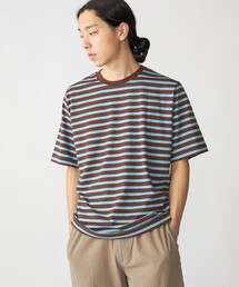 SHIPS: カスリ マルチ ボーダー Tシャツ