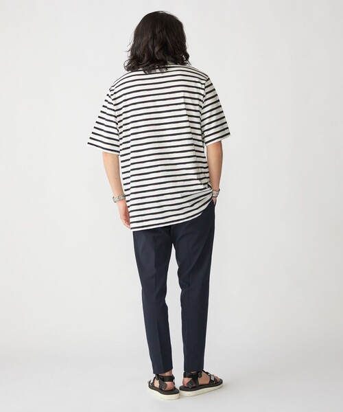 SHIPS(シップス)の「SHIPS: カスリ マルチ ボーダー Tシャツ(Tシャツ/カットソー・メンズ・ネイビー/ブラック/ライトグリーン/ブラウン・X-LARGE/LARGE/MEDIUM/SMALL)」の17枚目の写真
