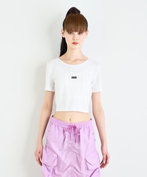 ANNA SUI NYC | ANNA SUI NYC コルセットクロップドロゴTシャツ(Tシャツ/カットソー)