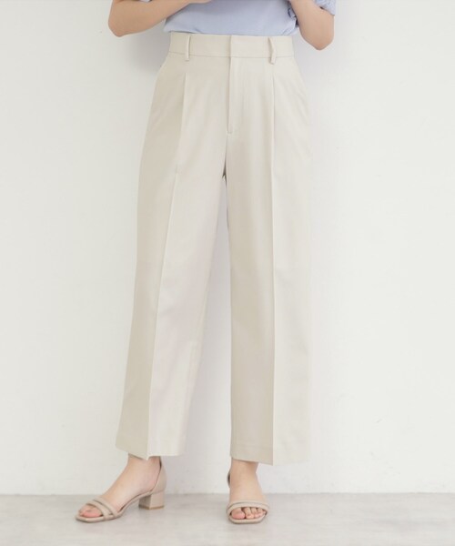新品 正規品!!  セール】配色リボン付きワイドパンツ【洗濯機洗い可】（その他 パンツ