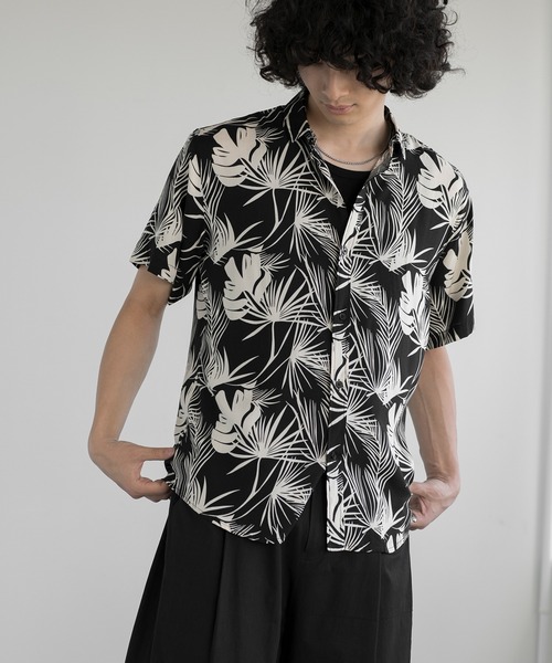 aimoha(アイモハ)の「aimoha menTROPICAL SERENITY ALOHA SHIRT(シャツ/ブラウス・メンズ・ブラック/ライトグレー/ネイビー・XX-LARGE/XXX-LARGE)」の6枚目の写真
