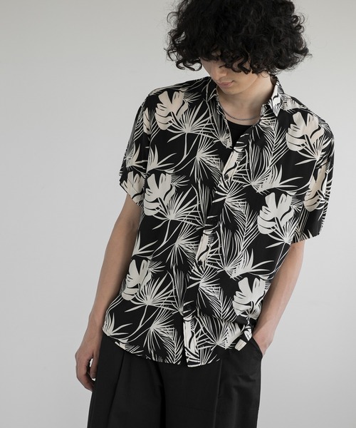 aimoha(アイモハ)の「aimoha menTROPICAL SERENITY ALOHA SHIRT(シャツ/ブラウス・メンズ・ブラック/ライトグレー/ネイビー・XX-LARGE/XXX-LARGE)」の9枚目の写真