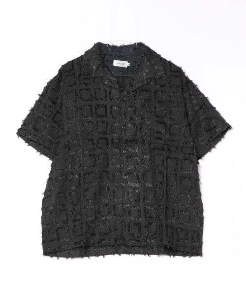 ATELANE スクエアジャガードオープンシャツ（シャツ/ブラウス）｜JUGLANS（ユグランス）