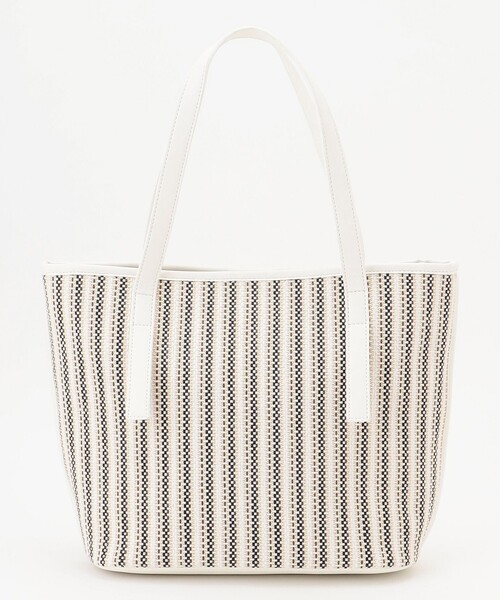 ANY SIS（エニィスィス）の「ストライプカラー かごバッグ（かごバッグ・レディース・オレンジ系1/アイボリー系1・F）」の7枚目の写真