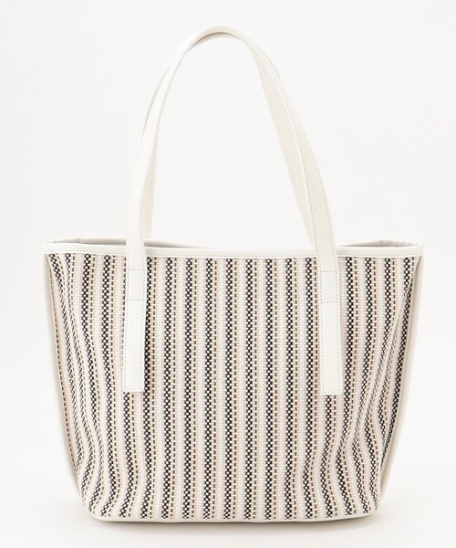 ANY SIS（エニィスィス）の「ストライプカラー かごバッグ（かごバッグ・レディース・オレンジ系1/アイボリー系1・F）」の9枚目の写真
