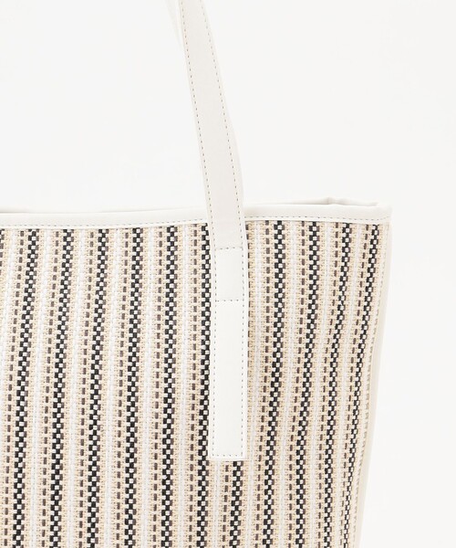 ANY SIS（エニィスィス）の「ストライプカラー かごバッグ（かごバッグ・レディース・オレンジ系1/アイボリー系1・F）」の10枚目の写真
