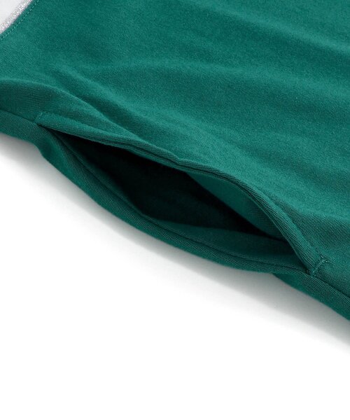 algy（アルジー）の「【接触冷感】ラメラインバイカラーワンピ（ワンピース・キッズ・グリーン/ライトグレー/ブラック・XX-SMALL/X-SMALL/MEDIUM/SMALL）」の9枚目の写真