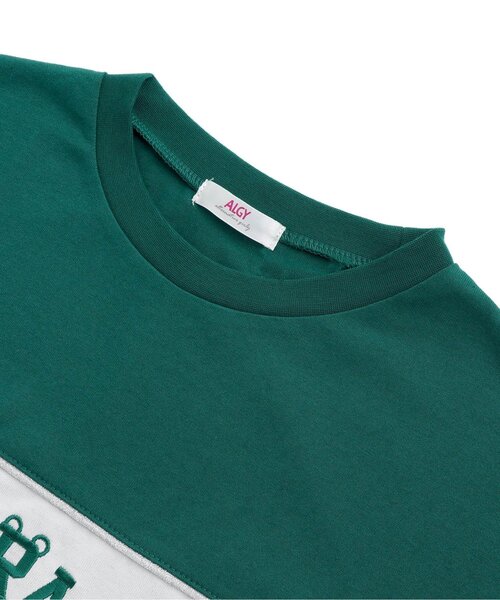 algy（アルジー）の「【接触冷感】ラメラインバイカラーワンピ（ワンピース・キッズ・グリーン/ライトグレー/ブラック・XX-SMALL/X-SMALL/MEDIUM/SMALL）」の15枚目の写真