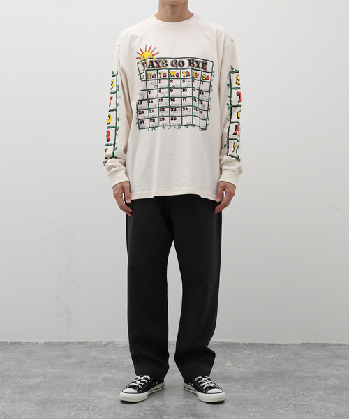 Story mfg.（ストーリーエムエフジー）の「STORY MFG GRATEFUL TEE LS SSS24TSGRACOTDYE（Tシャツ/カットソー・メンズ・ホワイト・LARGE/MEDIUM/SMALL）」の2枚目の写真