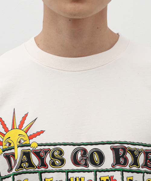 Story mfg.（ストーリーエムエフジー）の「STORY MFG GRATEFUL TEE LS SSS24TSGRACOTDYE（Tシャツ/カットソー・メンズ・ホワイト・LARGE/MEDIUM/SMALL）」の7枚目の写真