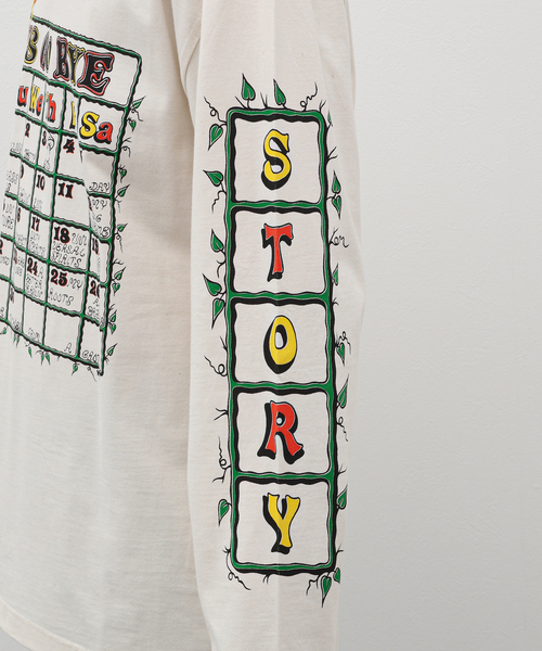 Story mfg.（ストーリーエムエフジー）の「STORY MFG GRATEFUL TEE LS SSS24TSGRACOTDYE（Tシャツ/カットソー・メンズ・ホワイト・LARGE/MEDIUM/SMALL）」の12枚目の写真