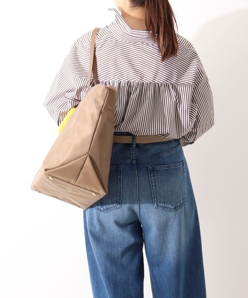 NOLLEY’S(ノーリーズ)の「ナイロントートバッグL(トートバッグ・レディース・ブラック/ベージュ・FREE)」の11枚目の写真