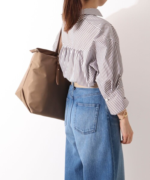 NOLLEY’S(ノーリーズ)の「ナイロントートバッグL(トートバッグ・レディース・ブラック/ベージュ・FREE)」の12枚目の写真