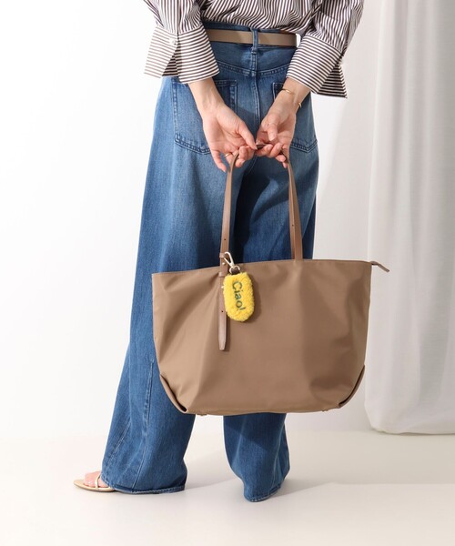 NOLLEY’S(ノーリーズ)の「ナイロントートバッグL(トートバッグ・レディース・ブラック/ベージュ・FREE)」の18枚目の写真