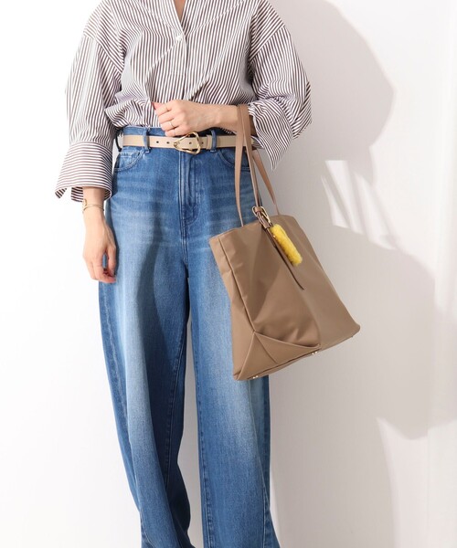 NOLLEY’S(ノーリーズ)の「ナイロントートバッグL(トートバッグ・レディース・ブラック/ベージュ・FREE)」の19枚目の写真