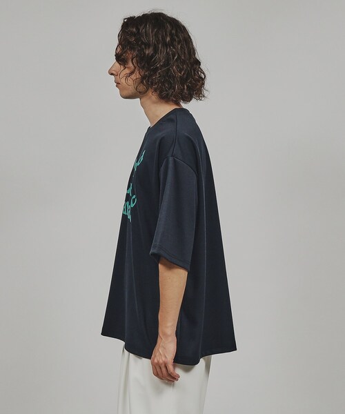 tk.TAKEO KIKUCHI(ティーケータケオキクチ)の「◆ウェーブレタード半袖カットソー(Tシャツ/カットソー・メンズ・ブラック/ホワイト/ブルー系その他・02/03/04)」の20枚目の写真
