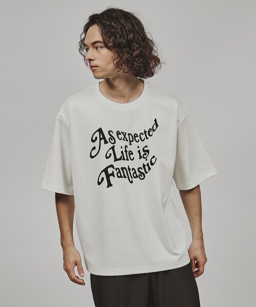 tk.TAKEO KIKUCHI(ティーケータケオキクチ)の「◆ウェーブレタード半袖カットソー(Tシャツ/カットソー・メンズ・ブラック/ホワイト/ブルー系その他・02/03/04)」の15枚目の写真