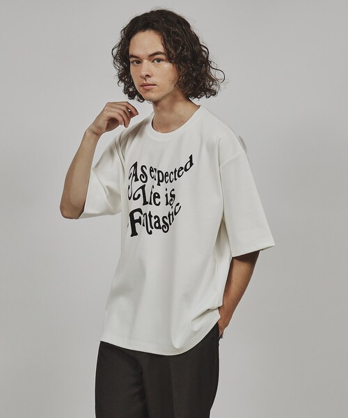 tk.TAKEO KIKUCHI(ティーケータケオキクチ)の「◆ウェーブレタード半袖カットソー(Tシャツ/カットソー・メンズ・ブラック/ホワイト/ブルー系その他・02/03/04)」の14枚目の写真