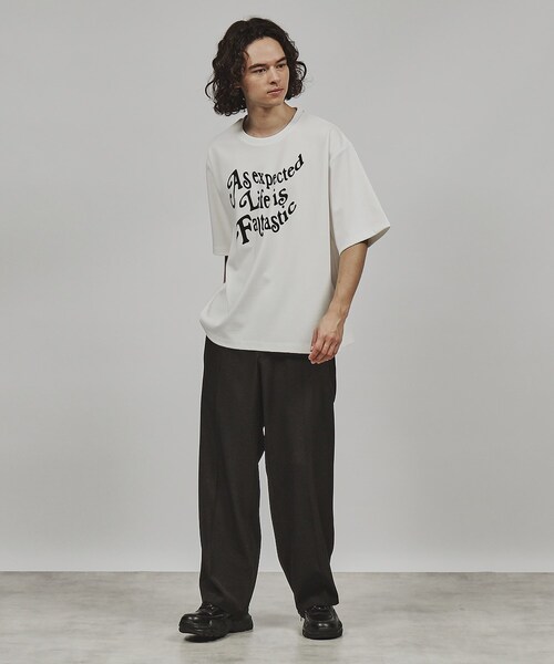 tk.TAKEO KIKUCHI(ティーケータケオキクチ)の「◆ウェーブレタード半袖カットソー(Tシャツ/カットソー・メンズ・ブラック/ホワイト/ブルー系その他・02/03/04)」の13枚目の写真