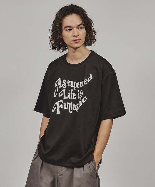 tk.TAKEO KIKUCHI(ティーケータケオキクチ)の「◆ウェーブレタード半袖カットソー(Tシャツ/カットソー・メンズ・ブラック/ホワイト/ブルー系その他・02/03/04)」の10枚目の写真