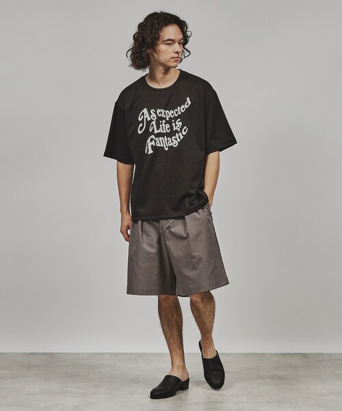 tk.TAKEO KIKUCHI(ティーケータケオキクチ)の「◆ウェーブレタード半袖カットソー(Tシャツ/カットソー・メンズ・ブラック/ホワイト/ブルー系その他・02/03/04)」の9枚目の写真