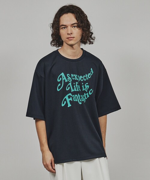 tk.TAKEO KIKUCHI(ティーケータケオキクチ)の「◆ウェーブレタード半袖カットソー(Tシャツ/カットソー・メンズ・ブラック/ホワイト/ブルー系その他・02/03/04)」の6枚目の写真