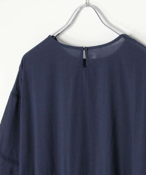 notch.(ノッチ)の「【 notch. by KR 】レース切替ルーズボイルワンピース(ワンピース・レディース・ブラック/ネイビー/オフホワイト・TM/M)」の20枚目の写真