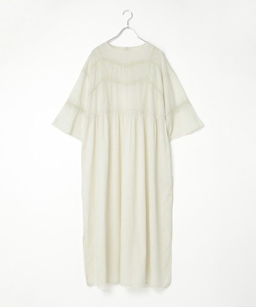 notch.(ノッチ)の「【 notch. by KR 】レース切替ルーズボイルワンピース(ワンピース・レディース・ブラック/ネイビー/オフホワイト・TM/M)」の16枚目の写真