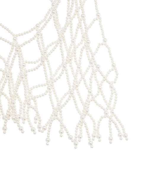 VIS（ビス）の「パールビスチェ（キャミソール・レディース・ホワイト・FREE）」の2枚目の写真