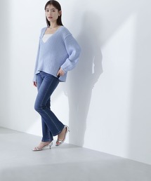 ◇スリムフレアデニムパンツ