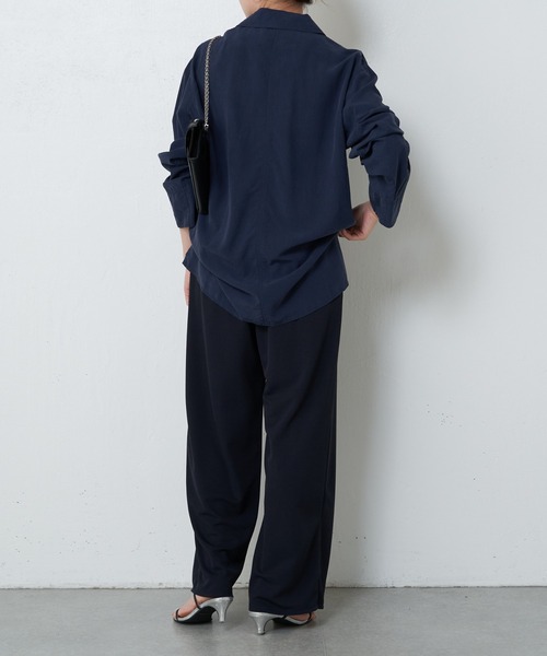 COLLAGE GALLARDAGALANTE（コラージュガリャルダガランテ）の「ミリタリーシャツ（シャツ/ブラウス・レディース・カーキ/ネイビー・FREE）」の4枚目の写真