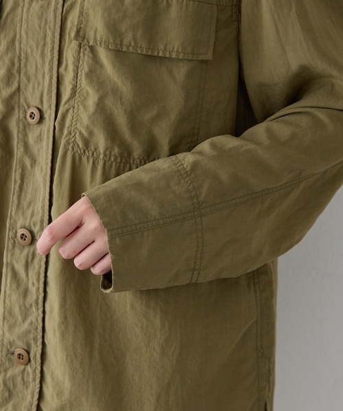 COLLAGE GALLARDAGALANTE（コラージュガリャルダガランテ）の「ミリタリーシャツ（シャツ/ブラウス・レディース・カーキ/ネイビー・FREE）」の19枚目の写真