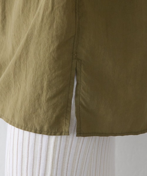 COLLAGE GALLARDAGALANTE（コラージュガリャルダガランテ）の「ミリタリーシャツ（シャツ/ブラウス・レディース・カーキ/ネイビー・FREE）」の20枚目の写真
