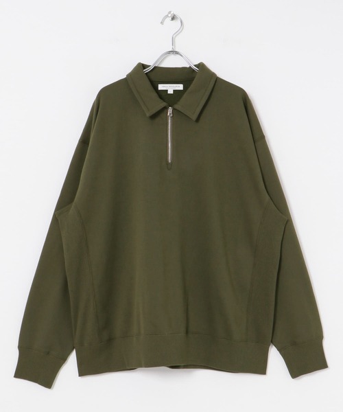 URBAN RESEARCH(アーバンリサーチ)の「ハーフZIPプルオーバー(スウェット・メンズ・ネイビー/カーキ・LARGE/MEDIUM)」の14枚目の写真