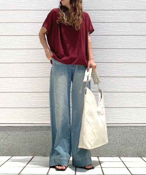 Casselini（キャセリーニ）の「キルティングショッパー（ハンドバッグ・レディース・ブラック/アイボリー・ONE SIZE）」の17枚目の写真