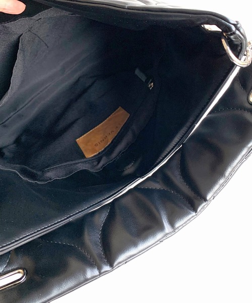 Casselini（キャセリーニ）の「キルティングショッパー（ハンドバッグ・レディース・ブラック/アイボリー・ONE SIZE）」の12枚目の写真