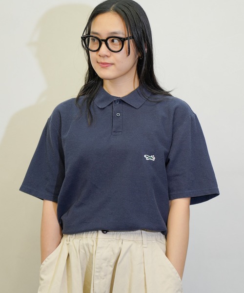 PENNEYS(ぺニーズ)の「PENNEY'S / ぺニーズ THE FOX COTTON PIQUE POLO ワンポイント ユーズド加工 ポロシャツ(ポロシャツ・メンズ・ロイヤルブルー/ネイビー/グリーン/ホワイト/ブルー/ブラック/ライトブルー・LARGE/X-LARGE/MEDIUM)」の6枚目の写真