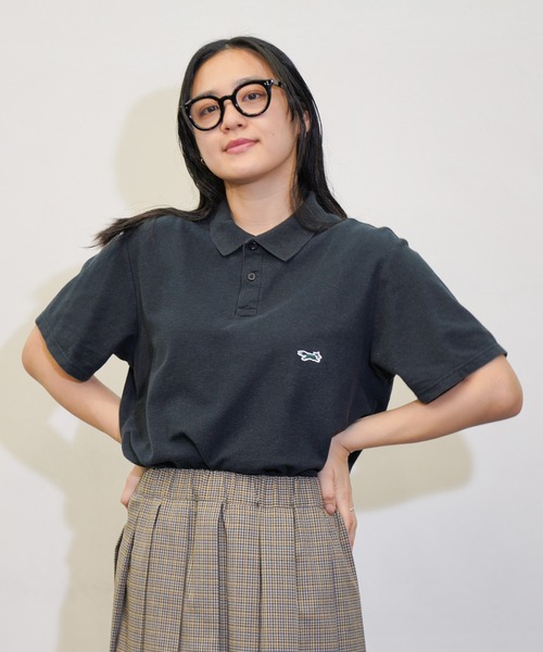 PENNEYS(ぺニーズ)の「PENNEY'S / ぺニーズ THE FOX COTTON PIQUE POLO ワンポイント ユーズド加工 ポロシャツ(ポロシャツ・メンズ・ロイヤルブルー/ネイビー/グリーン/ホワイト/ブルー/ブラック/ライトブルー・LARGE/X-LARGE/MEDIUM)」の3枚目の写真