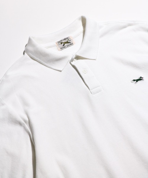 PENNEYS(ぺニーズ)の「PENNEY'S / ぺニーズ THE FOX COTTON PIQUE POLO ワンポイント ユーズド加工 ポロシャツ(ポロシャツ・メンズ・ロイヤルブルー/ネイビー/グリーン/ホワイト/ブルー/ブラック/ライトブルー・LARGE/X-LARGE/MEDIUM)」の10枚目の写真