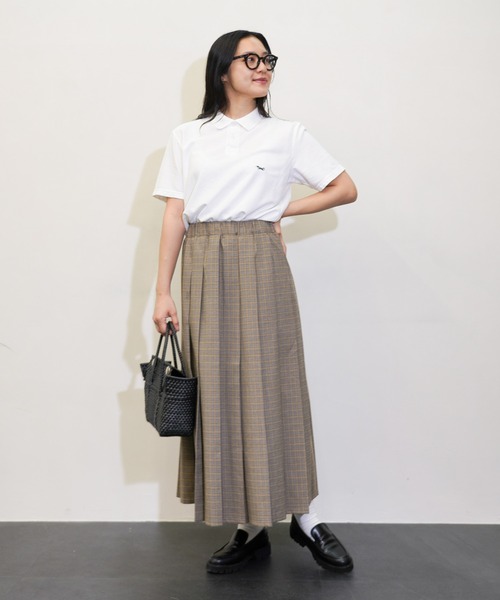 THE FOX COTTON PIQUE POLO 刺繡LOGO水洗仿舊POLO衫