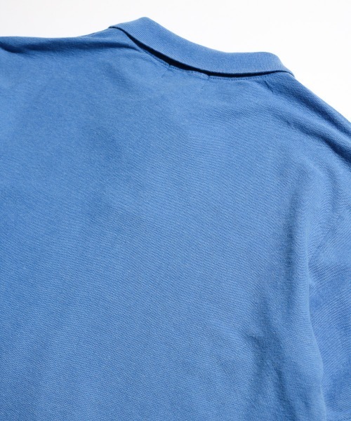 THE FOX COTTON PIQUE POLO 刺繡LOGO水洗仿舊POLO衫