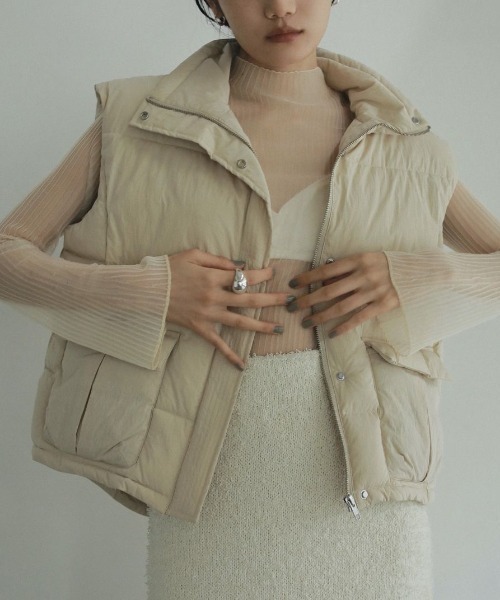 anuke Quilting Vest キルティングベスト/ 62420104 anuke 【SALE】 アンヌーク 即日発送 Quilting Vest 62420104