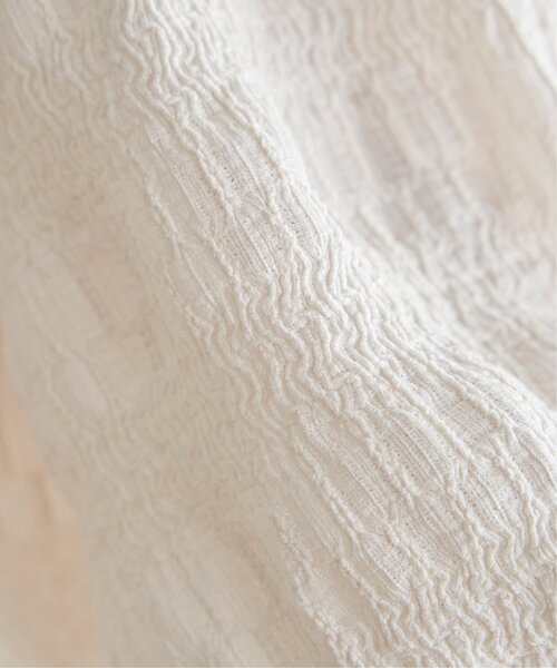 ikka（イッカ）の「袖フクレ切り替え半袖プルオーバー（Tシャツ/カットソー・レディース・ネイビー/オフホワイト/オレンジ・M/L/S）」の5枚目の写真