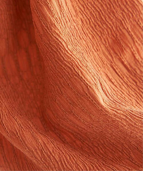 ikka（イッカ）の「袖フクレ切り替え半袖プルオーバー（Tシャツ/カットソー・レディース・ネイビー/オフホワイト/オレンジ・M/L/S）」の6枚目の写真