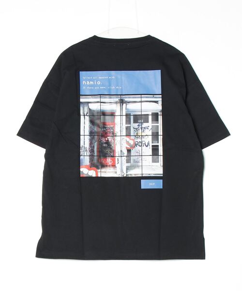 RE730(アールイーセブンサーティー)の「RE730 かくれんぼしているなみおくん 半袖ビッグシルエットTシャツ(Tシャツ/カットソー・メンズ・オフホワイト/ブラック・MEDIUM/LARGE/X-LARGE)」の3枚目の写真