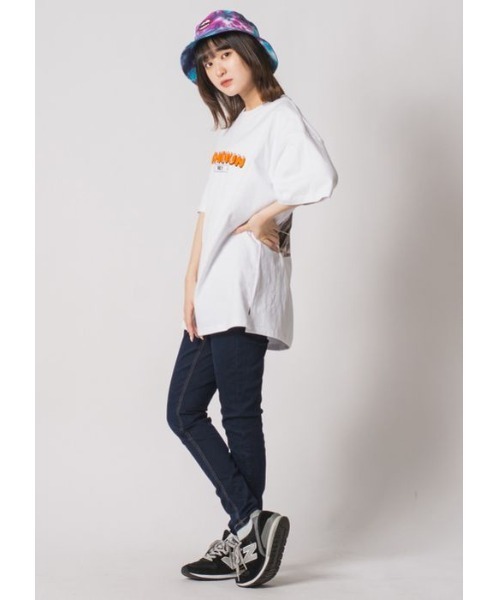 RE730(アールイーセブンサーティー)の「RE730 かくれんぼしているなみおくん 半袖ビッグシルエットTシャツ(Tシャツ/カットソー・メンズ・オフホワイト/ブラック・MEDIUM/LARGE/X-LARGE)」の13枚目の写真
