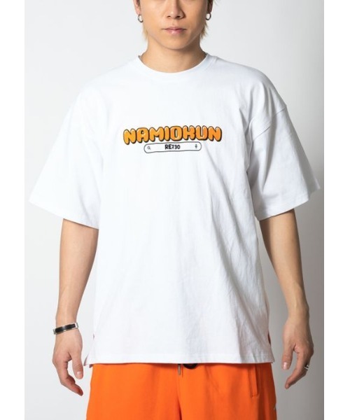 RE730(アールイーセブンサーティー)の「RE730 かくれんぼしているなみおくん 半袖ビッグシルエットTシャツ(Tシャツ/カットソー・メンズ・オフホワイト/ブラック・MEDIUM/LARGE/X-LARGE)」の20枚目の写真